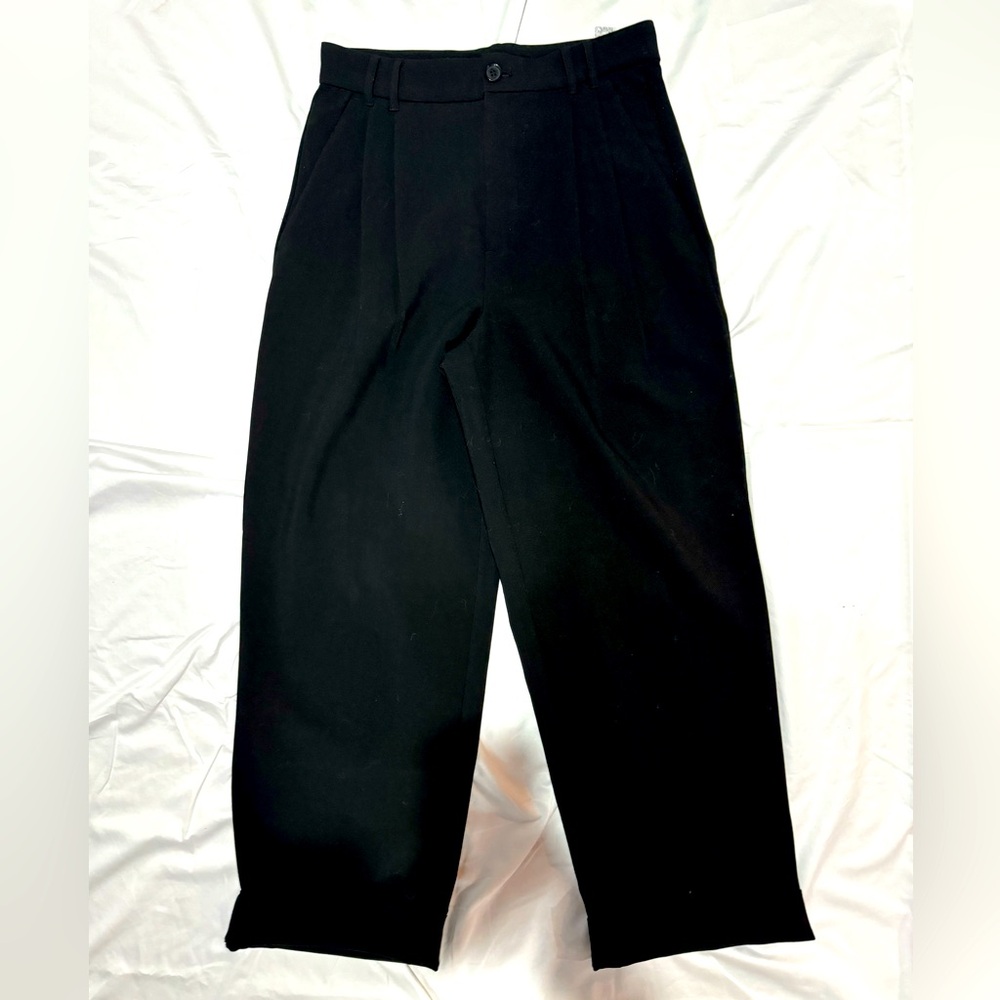 Banana Republic high waist wide leg cuffed trouser size 8